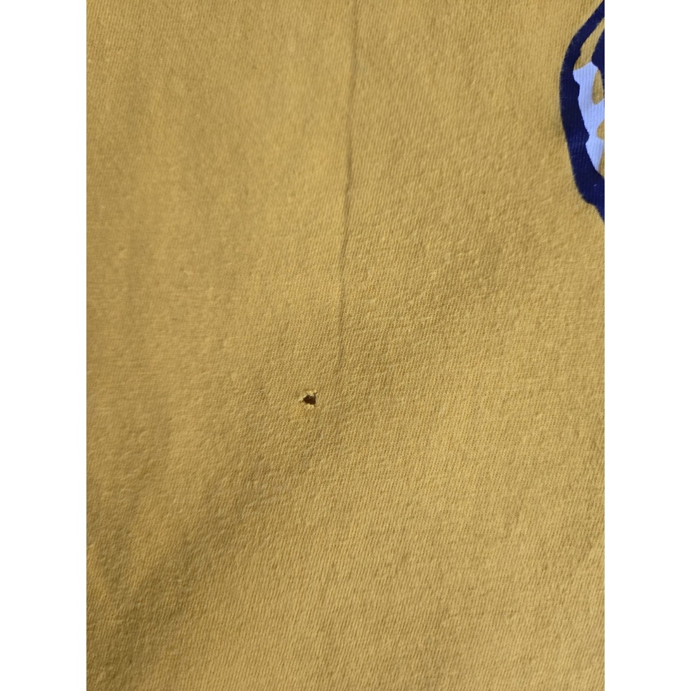 Nike Lsu Tigers Geaux Louisiana State University T-shirt Size Lg Gold Shaq Ncaa - Picture 7 of 9